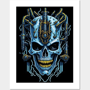 Cyborg Heads Posters and Art